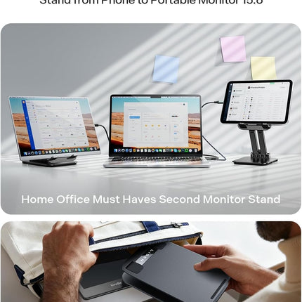 Universal Tablet Holder Stand – Portable Foldable Desk Mount for iPad Kindle Switch