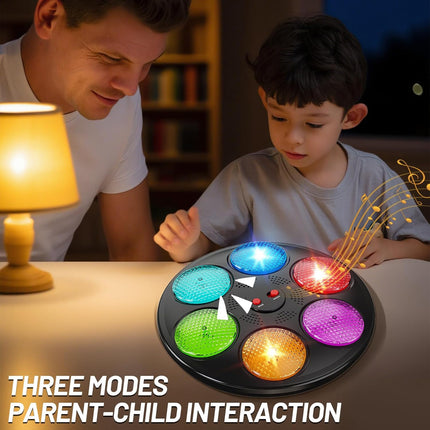 Handheld Light-Up Memory Game – Electronic Sound Toy for Kids Ages 3-12