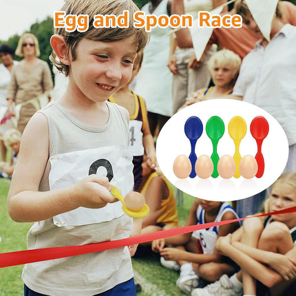 32PCS Outdoor Carnival Games Set with Sack Race, Bean Bags and Relay Games