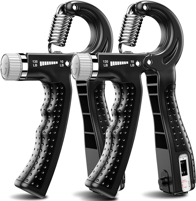 2 Pack Adjustable Hand Grippers for Athletes and Strength Training Exercise