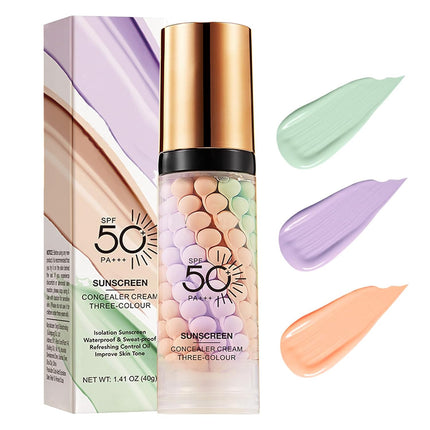 3-in-1 Face Primer – SPF 50, Color Correcting, Moisturizing & Oil Control