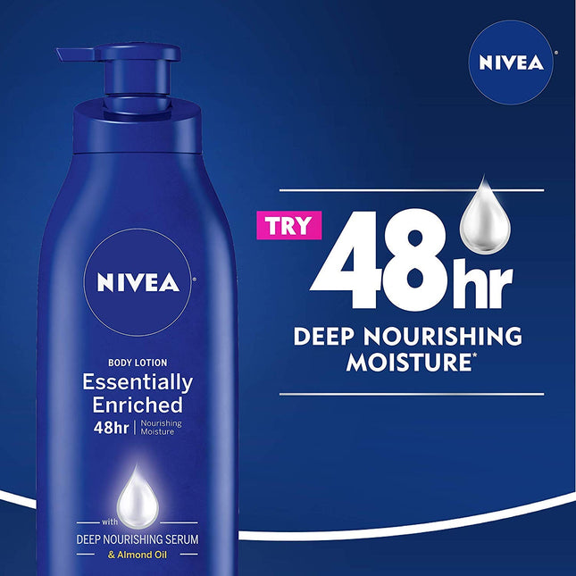Essentially Enriched Body Lotion for Very Dry Skin with Hyaluronic Acid & Almond Oil