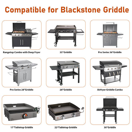 30-Pack Grease Cup Liners for Blackstone Griddle 5017, Disposable Foil Drip Pans