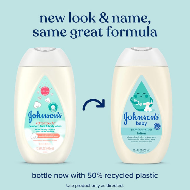 Baby Comfort Touch Face & Body Lotion, 13.6 Fl Oz – Hypoallergenic & Paraben-Free