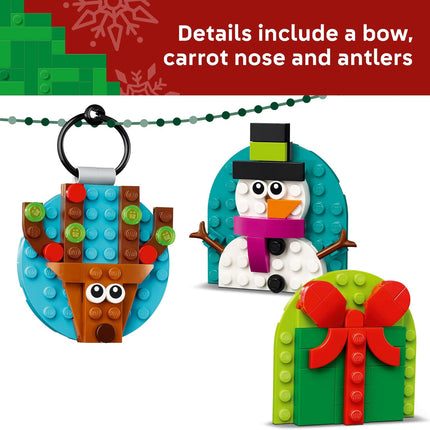 Christmas Ornament Craft Toys – Fun Building Set for Kids 6+ Holiday Decorating