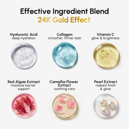 24K Gold Under Eye Gels – Dark Circles & Puffiness, Collagen & Hyaluronic