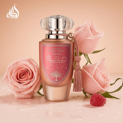 Lattafa Mohra Silky Rose Women’s Eau de Parfum 100ml Romantic Floral Perfume