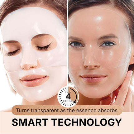 Bio Collagen Face Mask – PDRN & Hyaluronic Acid, Deep Hydrating, 4 Pack