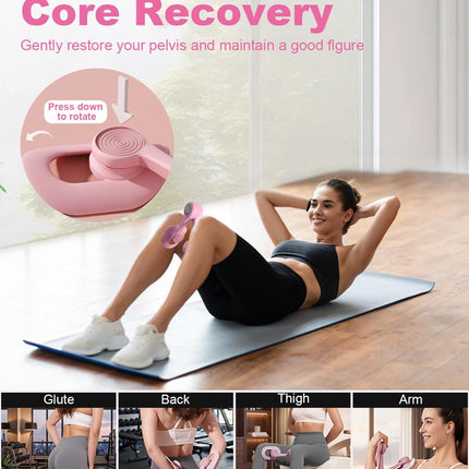 18-Piece Pilates Essential Kit: Ball, Ring, Resistance Bands & Massage Balls for Toning & Fitness