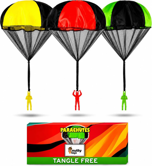 Kids Parachute Toy Tangle Free Outdoor Flying Game for Boys & Girls