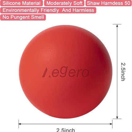 Massage Lacrosse Balls 2-Pack – Deep Tissue, Myofascial & Trigger Point