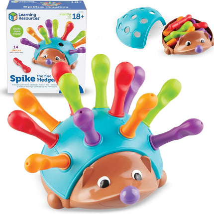 Toddler Spike Hedgehog Toy with Shape Matching Fine Motor Skills Game