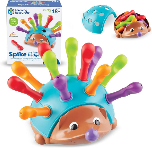 Toddler Spike Hedgehog Toy with Shape Matching Fine Motor Skills Game