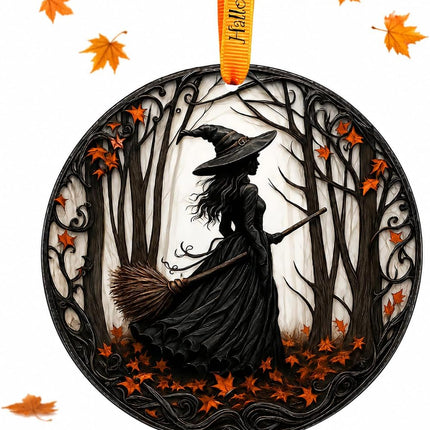 Halloween Witch Suncatcher Ornament, Feminine Power Decor & Gift for Women