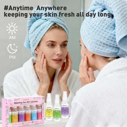 Skincare Face Mist Kit – Hydrating & Soothing Facial Spray for Glass Skin