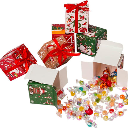 24 Christmas Advent Calendar Gift Boxes, DIY 24-Day Countdown for Holiday Surprises