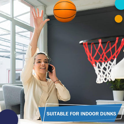 6" Mini Basketball 4-Pack with Pump – Soft Toddler Ball for Indoor/Outdoor