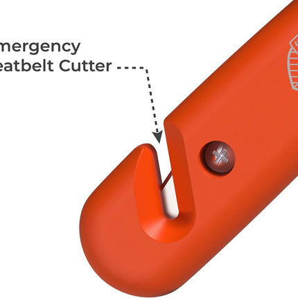 Emergency Car Hammer – 5-in-1 Window Breaker & Seatbelt Cutter for Vehicles