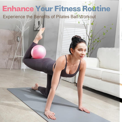 Mini Exercise Ball for Home Gym, Core Workout and Body Stability Training