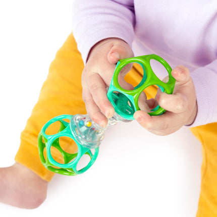 Oball Shaker Rattle Toy – Easy-Grip Infant Toy for Newborns and Up