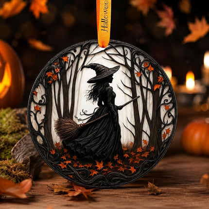 Halloween Witch Suncatcher Ornament, Feminine Power Decor & Gift for Women