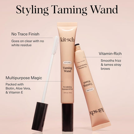 Clear Serum-Like Hair Mascara: Taming Wand with Vitamin E for Smooth, Frizz-Free Hair