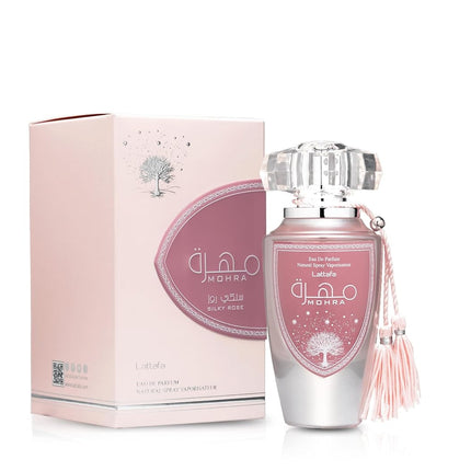Lattafa Mohra Silky Rose Women’s Eau de Parfum 100ml Romantic Floral Perfume