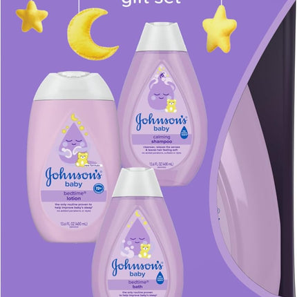 Sleepy Time Baby Gift Set – Bath, Lotion & Shampoo, 3 Hypoallergenic Items