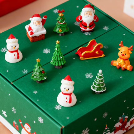 Christmas Snowman Mini Ornament Kit – DIY Table & Fairy Garden Decor