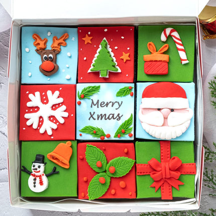 Christmas Silicone Molds – Snowflake, Santa & Tree Mini Candy & Fondant Molds