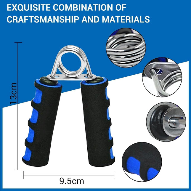Hand Grip Strengthener Set – 2 Pack, Foam Finger & Wrist Exerciser