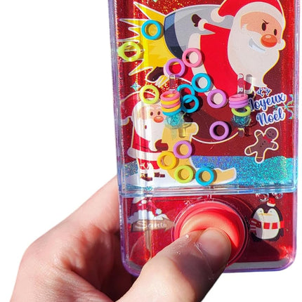 3-Pack Christmas Water Games – Santa Claus Holiday Handheld Ring Toy Set