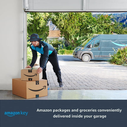 Smart Garage Control Hub & Sensor, WiFi/Bluetooth, Works w/ Smartphone – White