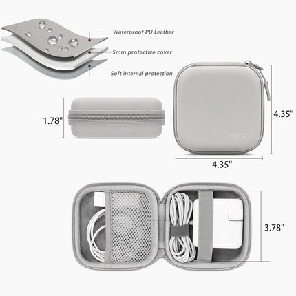 Small Travel Storage Case – Charger & Cable Organizer for Laptop Accessories