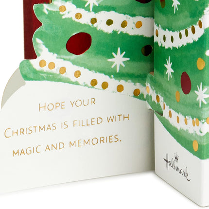 Paper Wonder Pop-Up Christmas Card – Jumbo Accordion Village Table Decoration