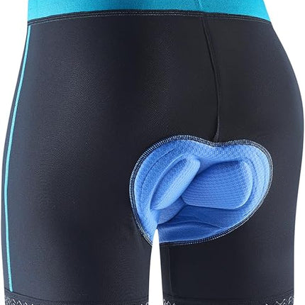 Men's 4D Padded Cycling Underwear, Anti-Slip Breathable Moisture-Wicking Bike Shorts