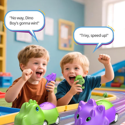 Dinosaur Walkie Talkies – Rechargeable Dino Toy for Kids 5-7, 2 Pack