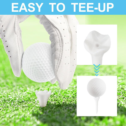 120PCS 1.5" Plastic Golf Tees – Short, Low-Friction, High Stability