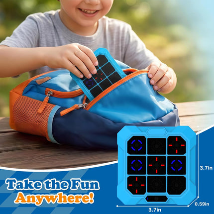 Electronic Tic Tac Toe Game 6 in 1 Handheld Travel Toy for Kids Ages 4+