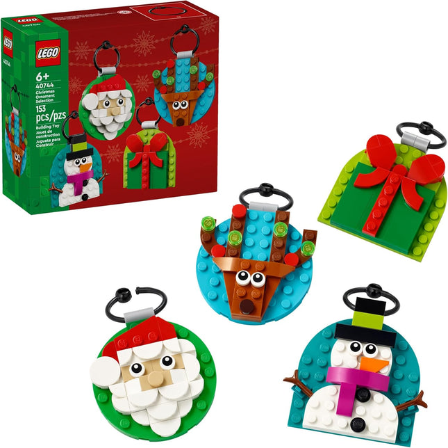 Christmas Ornament Craft Toys – Fun Building Set for Kids 6+ Holiday Decorating