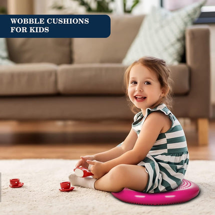 Wobble Cushion Balance Disc, Extra Thick 13.4in Wiggle Seat for Stability Training