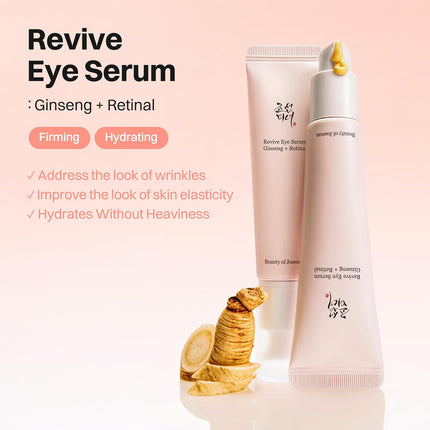 Revive Eye Serum 30ml with Retinal Niacinamide for Dark Circles, Fine Lines & Wrinkles