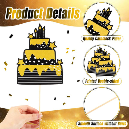 24-Piece 2026 NYE Table Decorations – Hello 2026 Party Centerpieces
