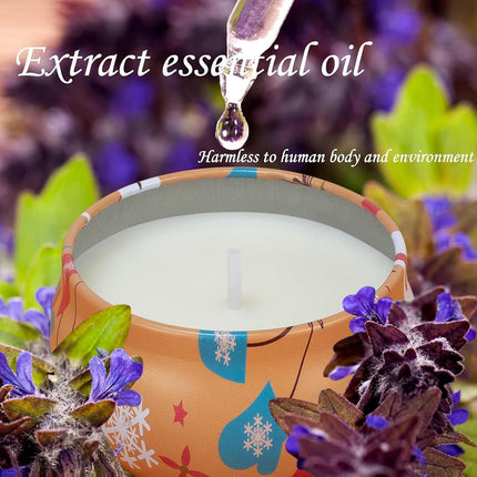 3PCS New Year Scented Candles Aromatherapy Christmas Gifts for Women