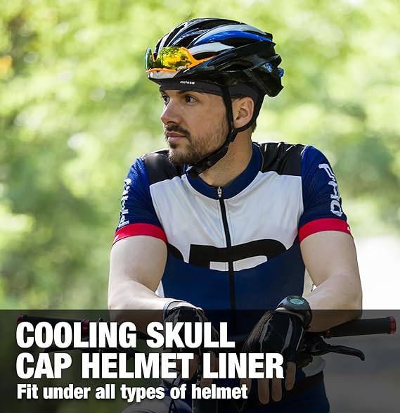 Cooling Skull Cap Helmet Liner – Lightweight Mesh for Cycling & Motorcycle