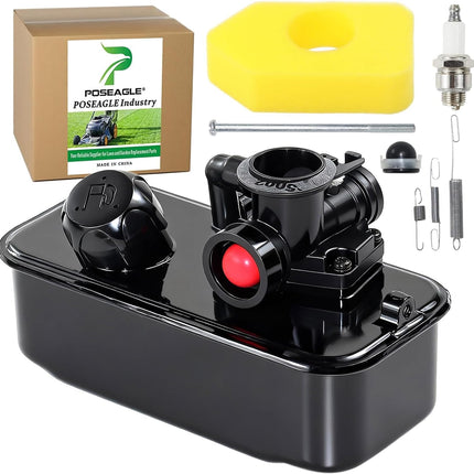 494406 Fuel Tank with 795477 Carburetor, Diaphragm Kit, Air Filter & Governor Spring