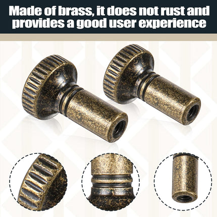 4 Pack Antique Brass Light Switch Knob On/Off Replacement Lamp Switch