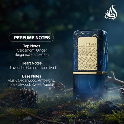 Lattafa Al Nashama Caprice Perfume Unisex 100ml Eau de Parfum Fresh Woody Scent