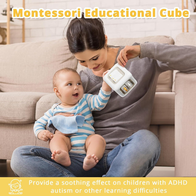 Busy Cube Toy for 1-Year-Old Boys – Montessori, Travel & Sensory Learning