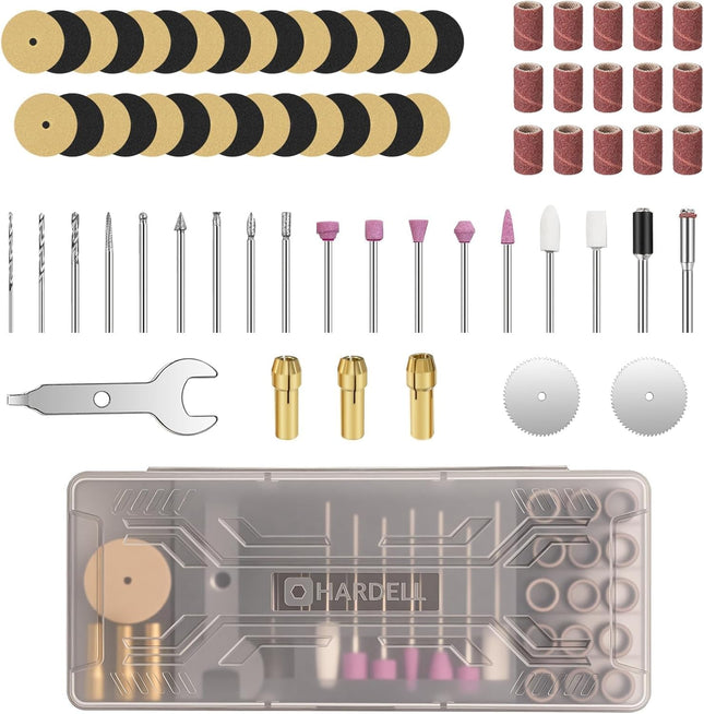 69PCS Rotary Tool Accessories – Universal Bits for Woodworking, Engraving & Polishing